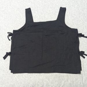Zara Black Tank Top with Side Ties